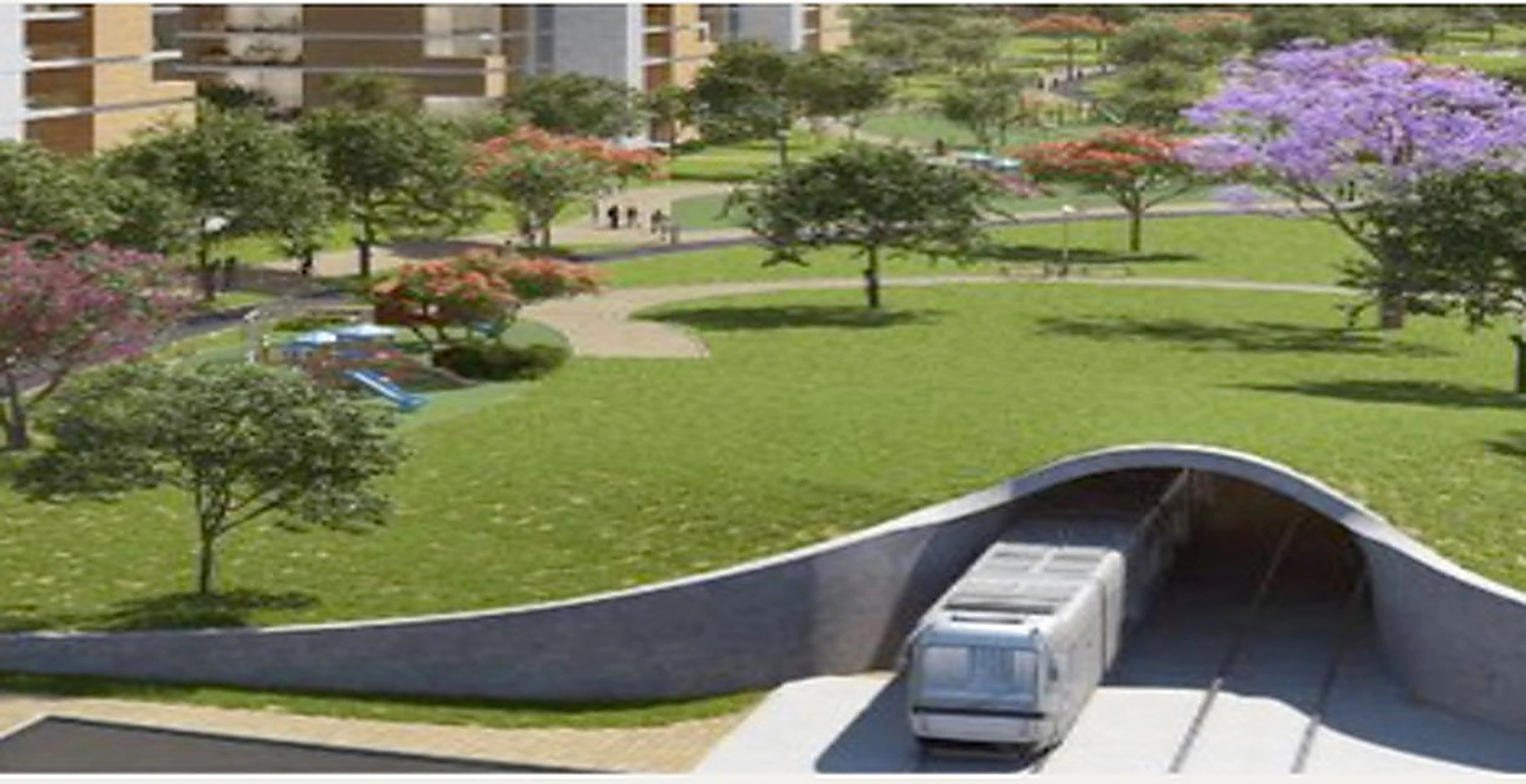 Rendering of new neighborhood park