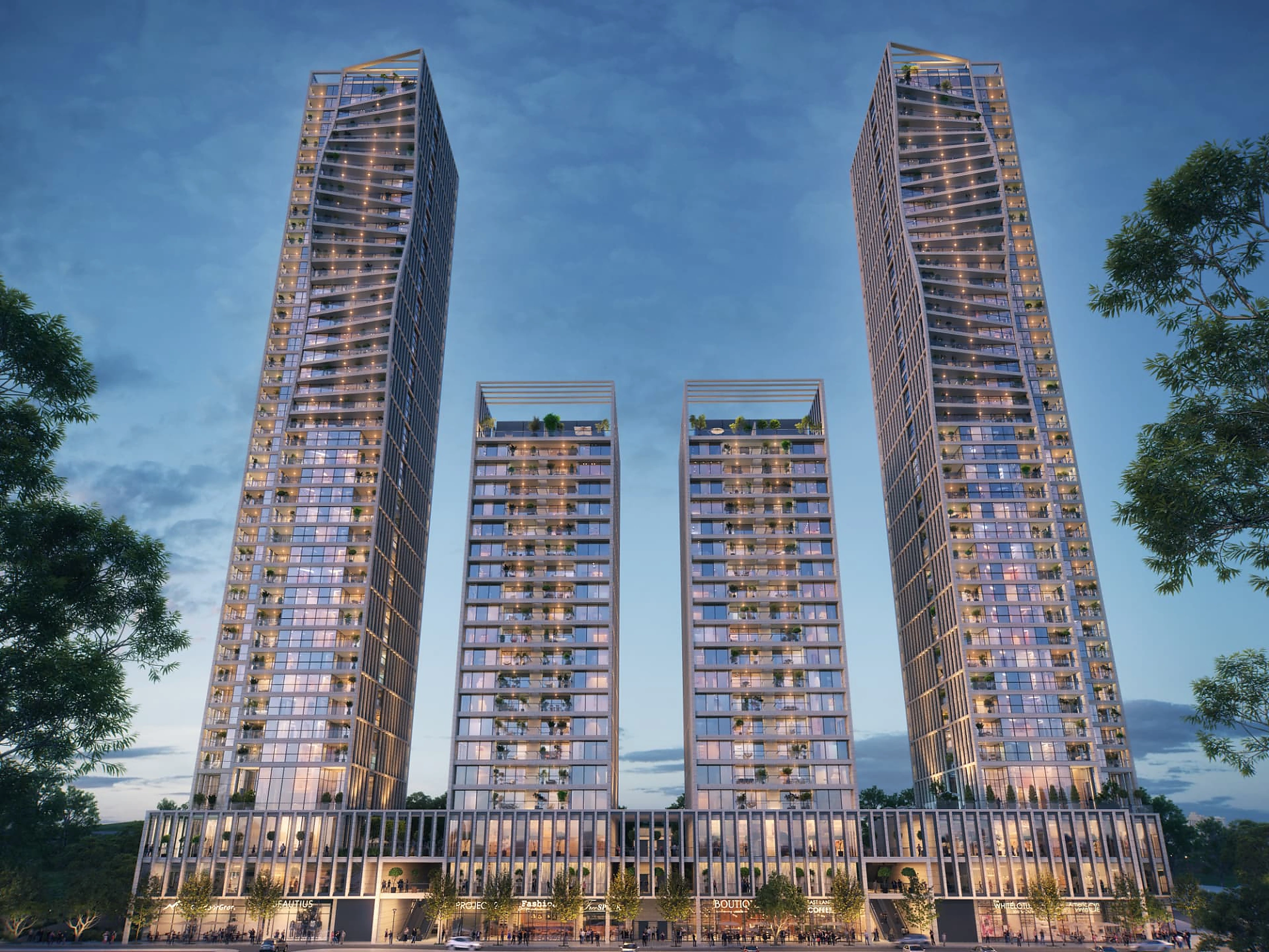 MATOBU Jerusalem — towers above the Jerusalem sports city